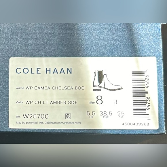 Cole Haan Camea Chelsea Suede Slip On Boots Size 8 New - Picture 5 of 6